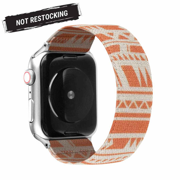 Aztec Stretchy Nylon Loop Apple Watch Band Compatible with series Series 9, 8, 7, 6, SE, 5, 4, 3, 2, and 1 and Ultra