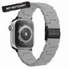 Grey Matte Adjustable Link Rresin Apple Watch Band Compatible with series Series 9, 8, 7, 6, SE, 5, 4, 3, 2, and 1 and Ultra