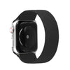 Black Nylon Loop Apple Watch Band Compatible with series Series 9, 8, 7, 6, SE, 5, 4, 3, 2, and 1 and Ultra