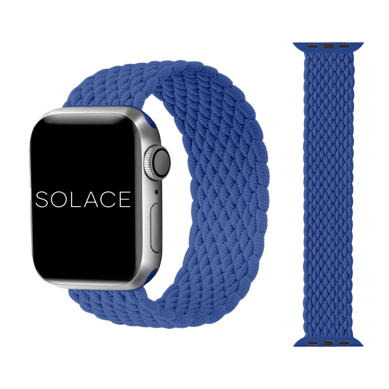 Slate braided Apple watch band compatible with 38,40,41,42,44,45,49mm
