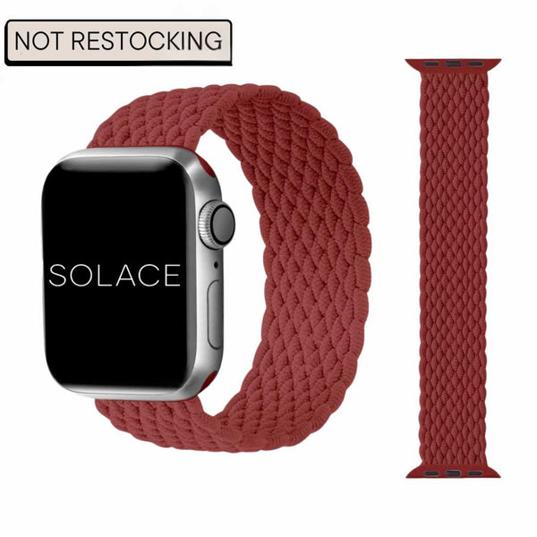 Wine Red Apple watch band, compatible with 38,40,41,42,44,45,49mm Apple watch sizes
