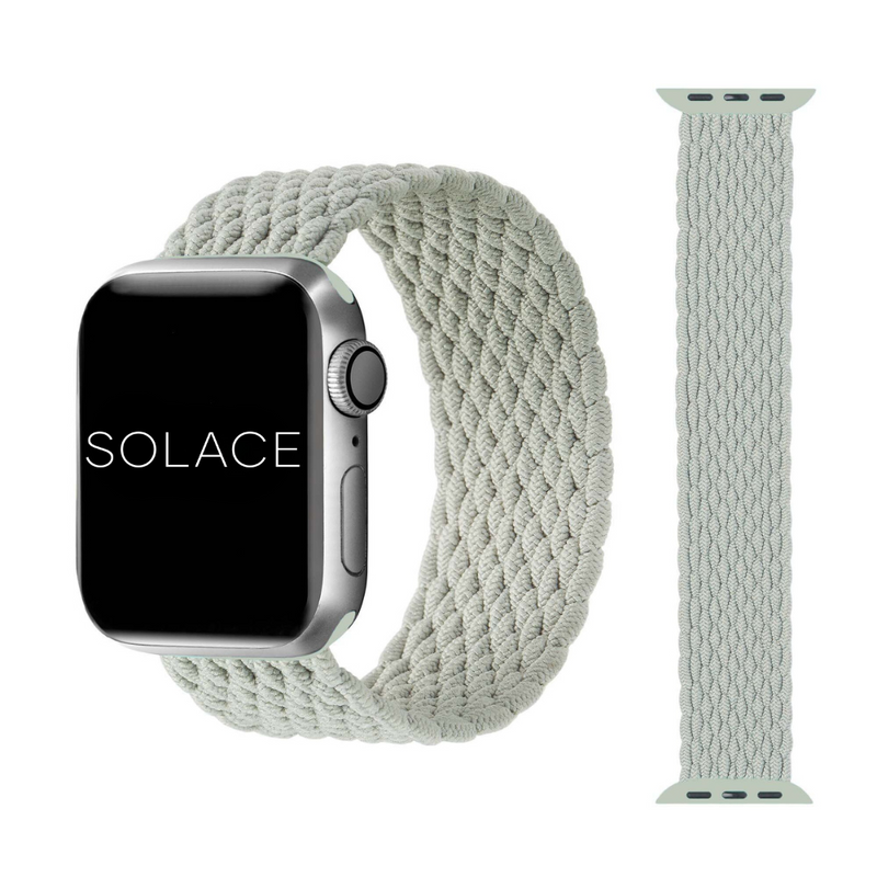 Slate braided Apple watch band compatible with 38,40,41,42,44,45,49mm
