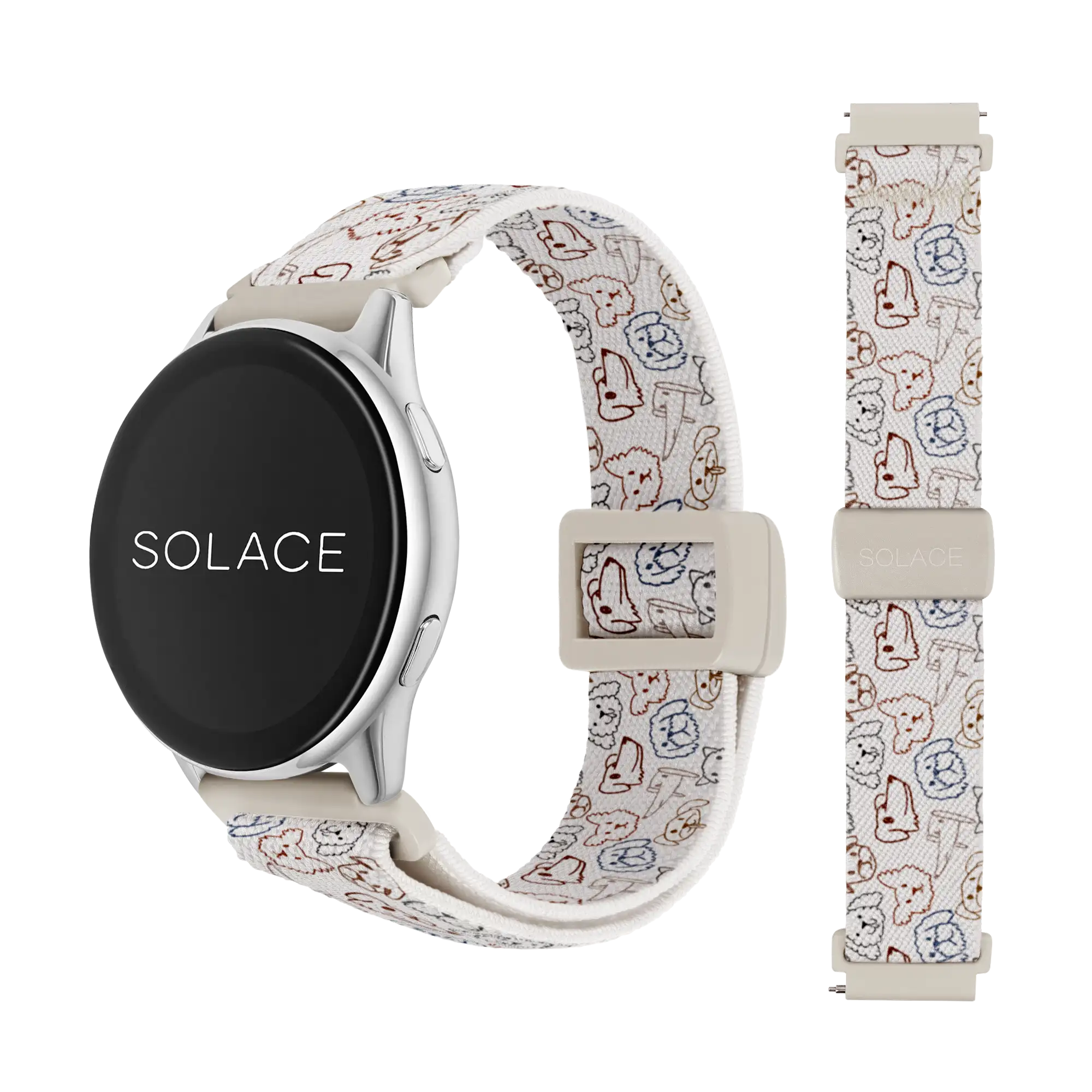 Solace Bands × ASPCA® Pet Prints – Paladin Adapt - Universal Smart Watch Edition