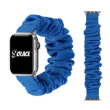 Blue Scrunchie Apple Watch Band Compatible with 38mm 40mm 41mm 42mm 44mm 45mm