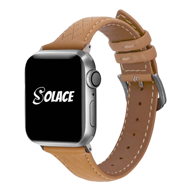 Brown Leather Apple Watch Bands Compatible with  49mm 45mm 44mm 42mm 41mm