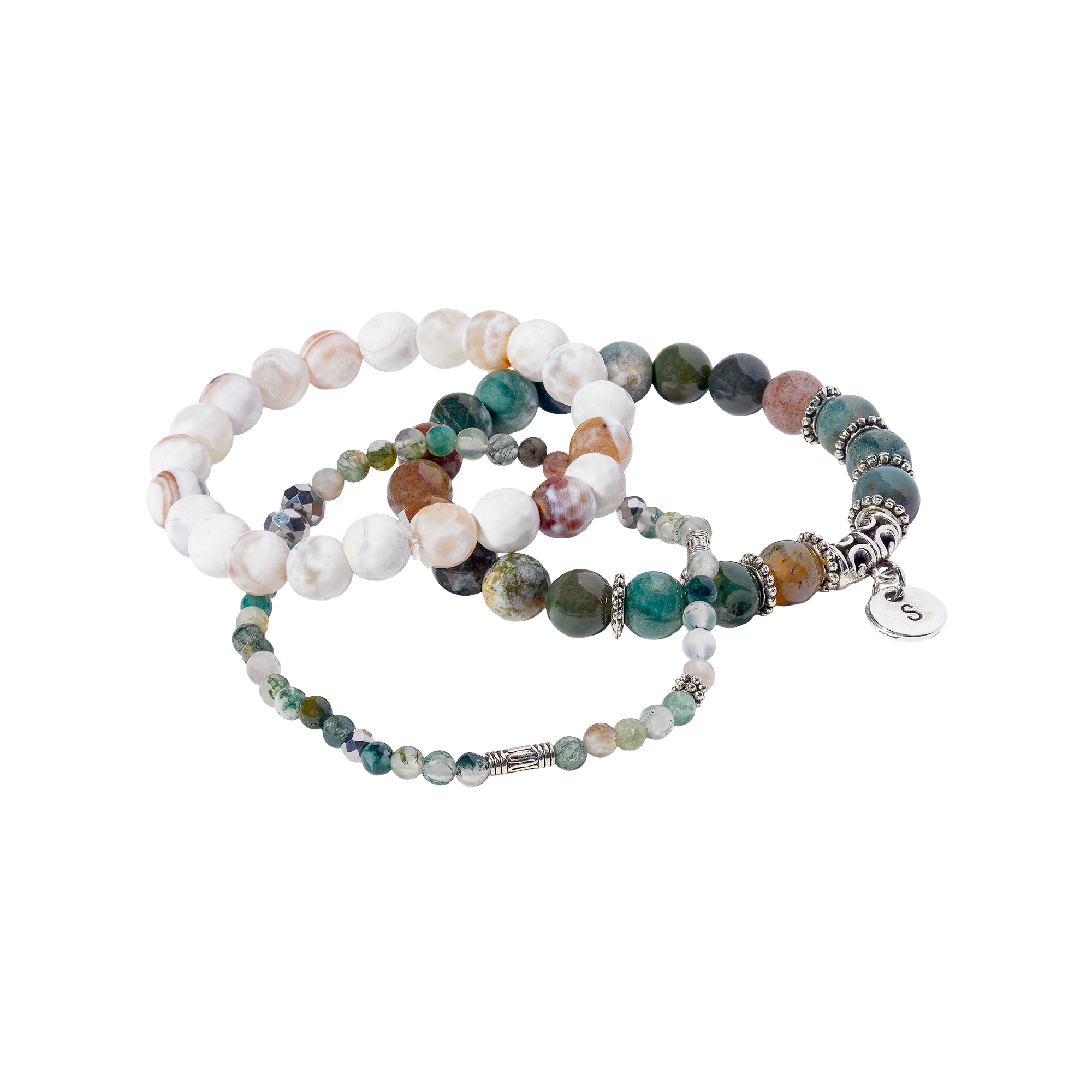 Green Stone Bracelet Pack