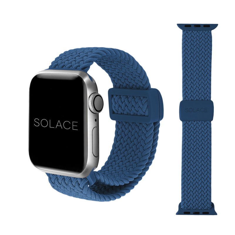 Grey adjustable braided Apple Watch band (38,40,41,42,45,49mm)