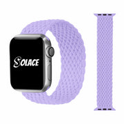 Lavender  braided nylon apple watch band Compatible with 38mm 40mm 41mm 42mm 44mm 45mm 49mm