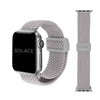 Pearl adjustable braided Apple Watch band (38,40,41,42,45,49mm)
