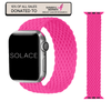 Pink Apple watch band, compatible with 38,40,41,42,44,45,49mm Apple watch sizes
