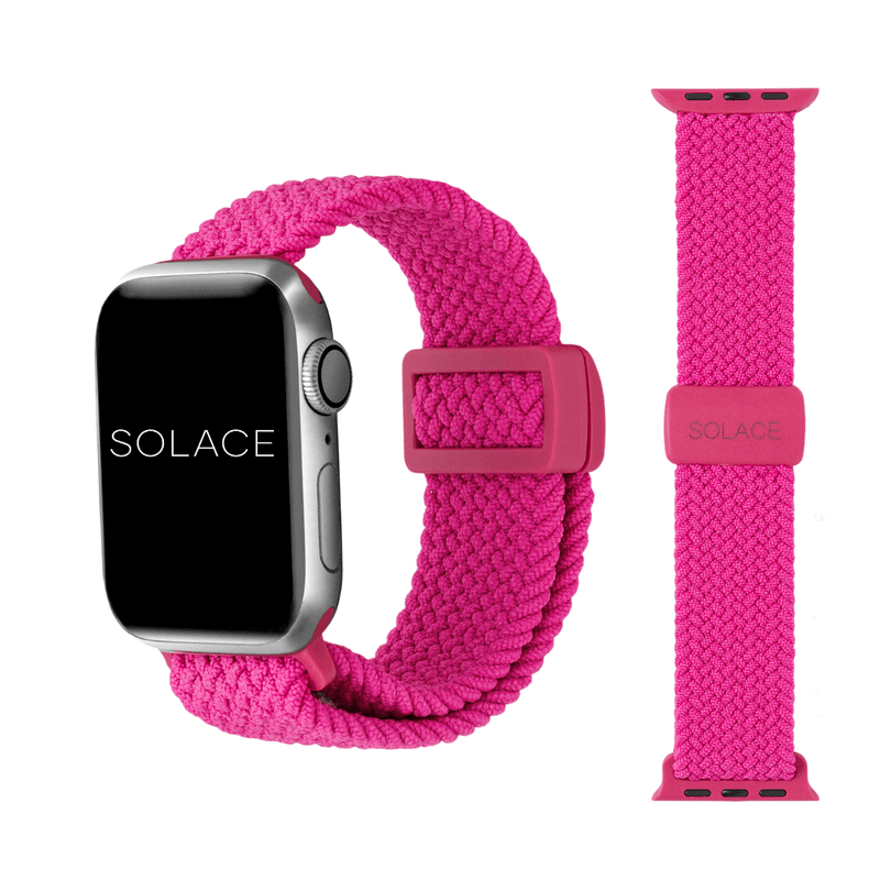 Grey adjustable braided Apple Watch band (38,40,41,42,45,49mm)