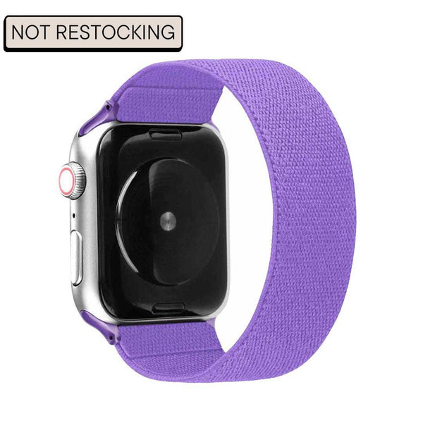 Purple Nylon Apple watch band, compatible with 38,40,41,42,44,45,49mm Apple watch sizes
