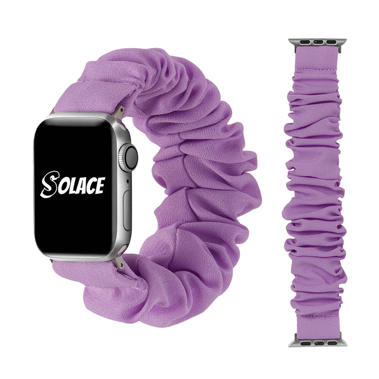 Purple Scrunchie Apple Watch Band Compatible with 38mm 40mm 41mm 42mm 44mm 45mm