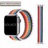 Rainbow braided Apple watch band, compatible with 38,40,41,42,44,45,49mm Apple watch sizes
