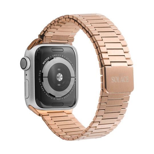 Rose Gold adjustable magnetic apple watch band