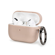 Apple Airpods pro sand silicone protective case with keychain attachment
