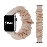 Sand Scrunchie Apple Watch Band Compatible with 38mm 40mm 41mm 42mm 44mm 45mm