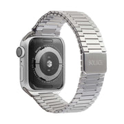 Silver adjustable magnetic apple watch band