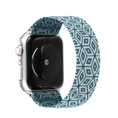 Illusion stretchy Nylon apple band Compatible with 38mm 40mm 41mm 42mm 44mm 45mm 49mm
