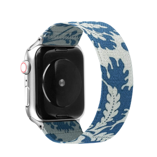 Floral stretchy Nylon apple  band Compatible with 38mm 40mm 41mm 42mm 44mm 45mm 49mm