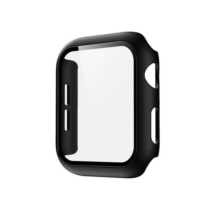 Black Apple Watch Screen Protector With Tempered Glass 