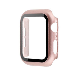 Black Watch Case With Tempered Glass Screen Protector - SolaceBands